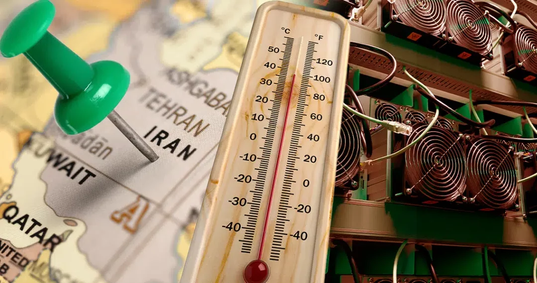 Si no es el frío, es el calor: Irán vuelve a dejar sin electricidad a mineros de Bitcoin